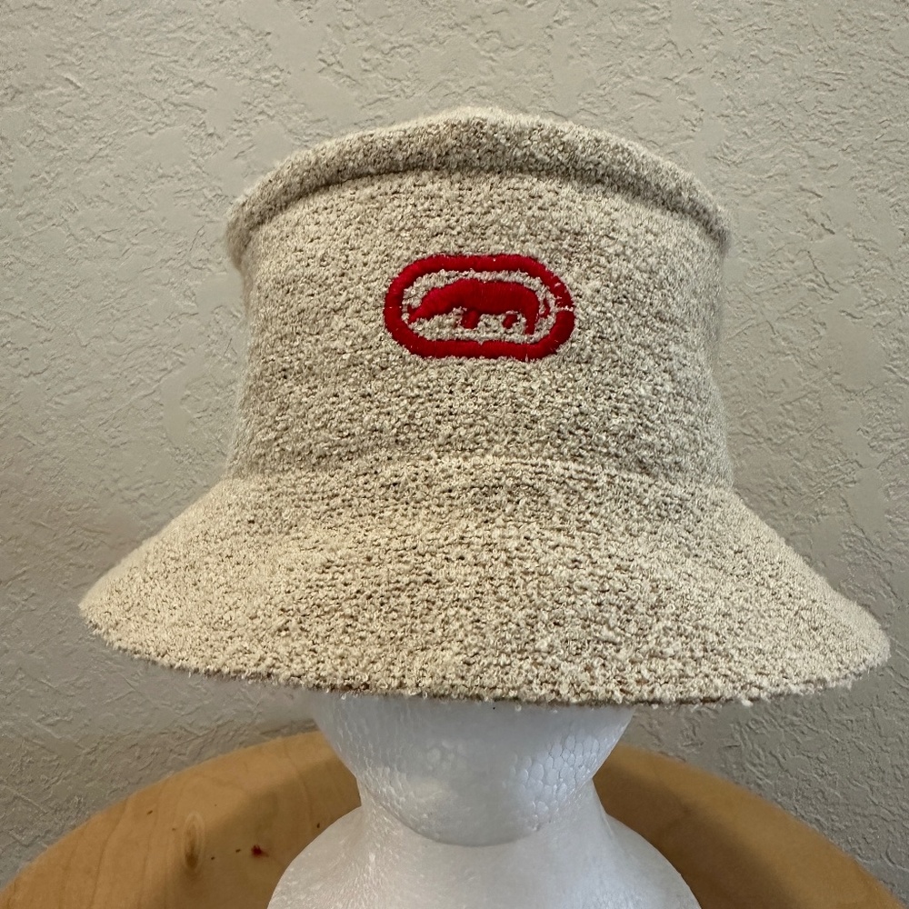 Bucket Hat in Terry Cloth Oyster Color